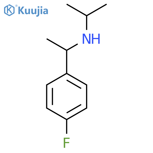 1-(4-fluorophenyl)ethyl(propan-2-yl)amine structure