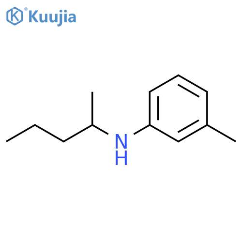 3-methyl-N-(pentan-2-yl)aniline structure