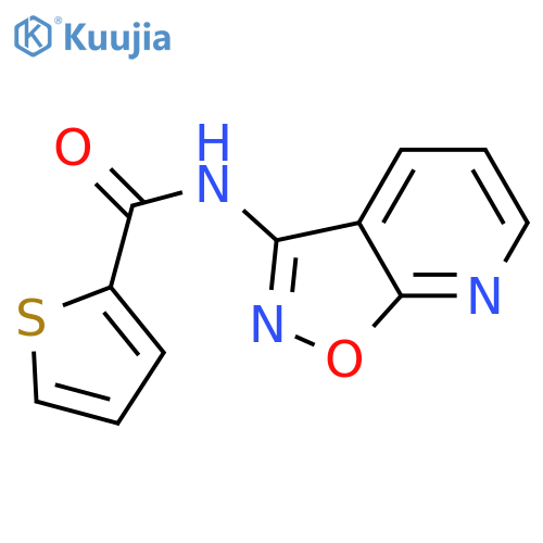N-{[1,2]oxazolo[5,4-b]pyridin-3-yl}thiophene-2-carboxamide structure
