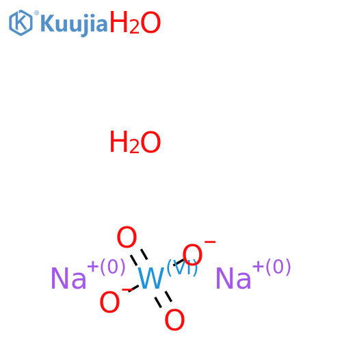 Sodium tungstate dihydrate structure