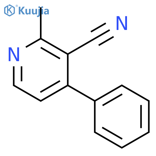 2-Methyl-4-phenylnicotinonitrile structure