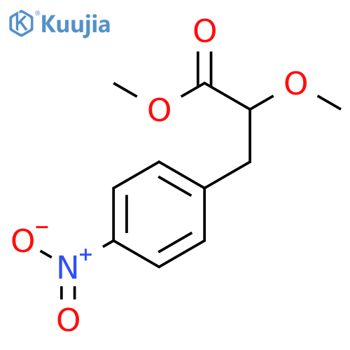 methyl 2-methoxy-3-(4-nitrophenyl)propanoate structure