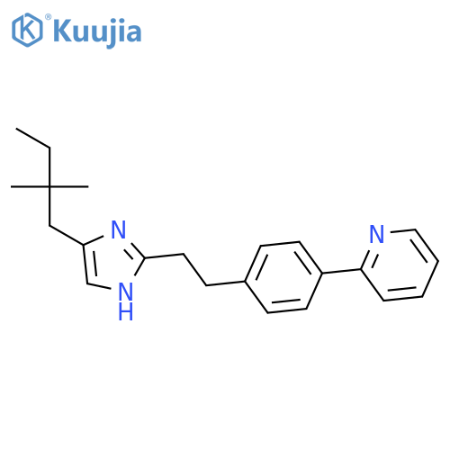 2-(4-(2-(4-(2,2-Dimethylbutyl)-1H-imidazol-2-yl)ethyl)phenyl)pyridine structure