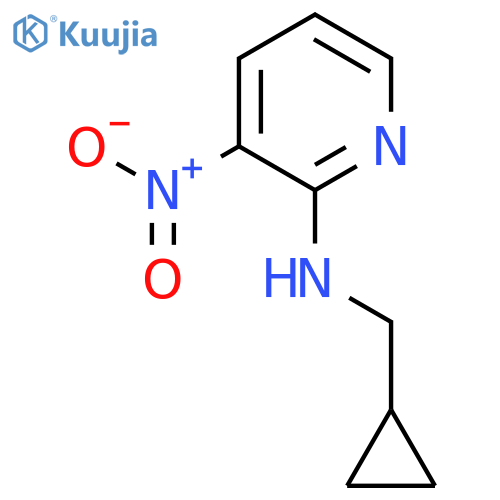 N-(Cyclopropylmethyl)-3-nitropyridin-2-amine structure