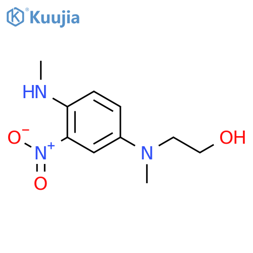 Ethanol,2-[methyl[4-(methylamino)-3-nitrophenyl]amino]- structure