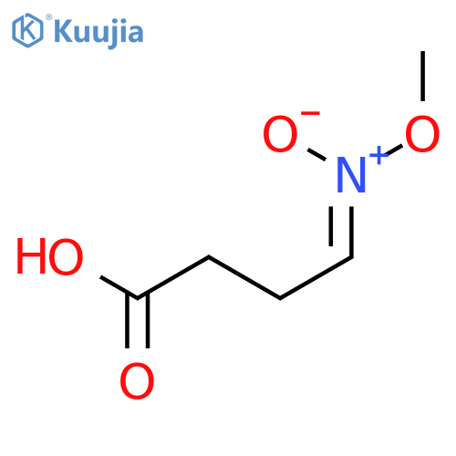 Butanoic acid,4-(methyl-aci-nitro)- structure