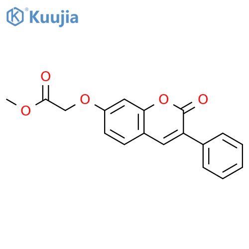 methyl 2-[(2-oxo-3-phenyl-2H-chromen-7-yl)oxy]acetate structure