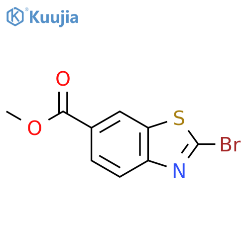 Methyl 2-bromobenzodthiazole-6-carboxylate structure