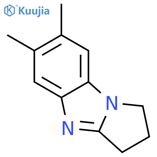 1H-Pyrrolo[1,2-a]benzimidazole,2,3-dihydro-6,7-dimethyl- structure