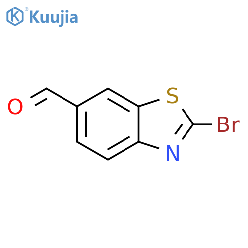 2-Bromobenzodthiazole-6-carbaldehyde structure