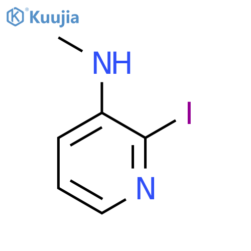 2-iodo-N-methylpyridin-3-amine structure