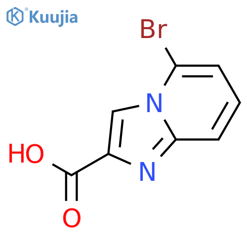 5-Bromoimidazo[1,2-a]pyridine-2-carboxylic acid structure
