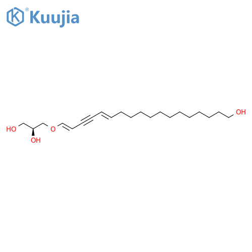 (2S,5Z,9Z)-4-Oxa-5,9-docosadien-7-yne-1,2,22-triol structure
