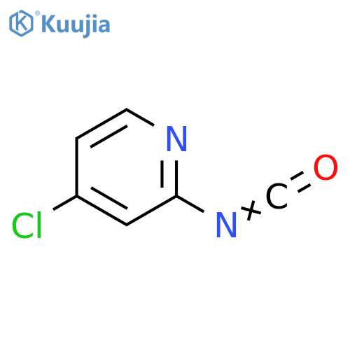 Pyridine, 4-chloro-2-isocyanato- structure