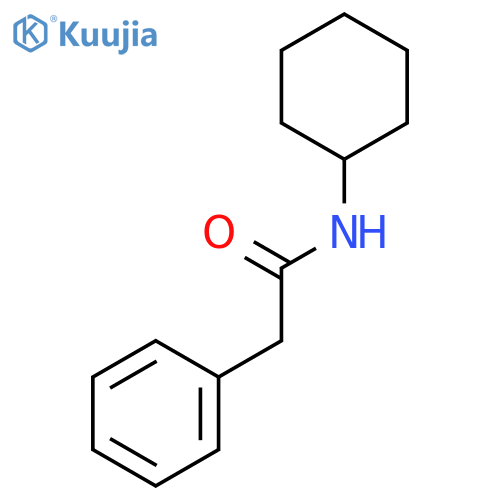 Benzeneacetamide,N-cyclohexyl- structure