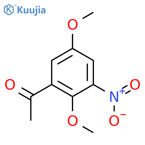 1-(2,5-Dimethoxy-3-nitrophenyl)ethanone structure