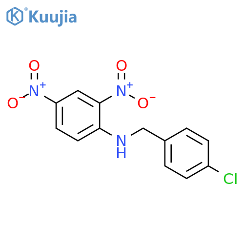 N-(4-chlorobenzyl)-2,4-dinitroaniline structure
