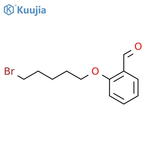 Benzaldehyde, 2-[(5-bromopentyl)oxy]- structure
