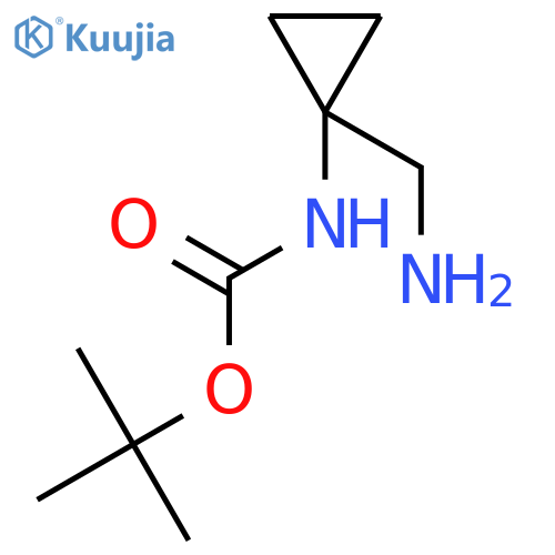 Tert-Butyl (1-(aminomethyl)cyclopropyl)carbamate structure