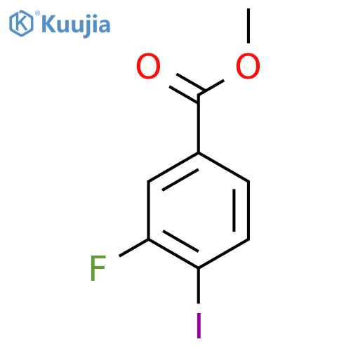 Methyl 3-fluoro-4-iodobenzoate structure