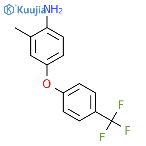 2-Methyl-4-(4-(trifluoromethyl)phenoxy)aniline structure