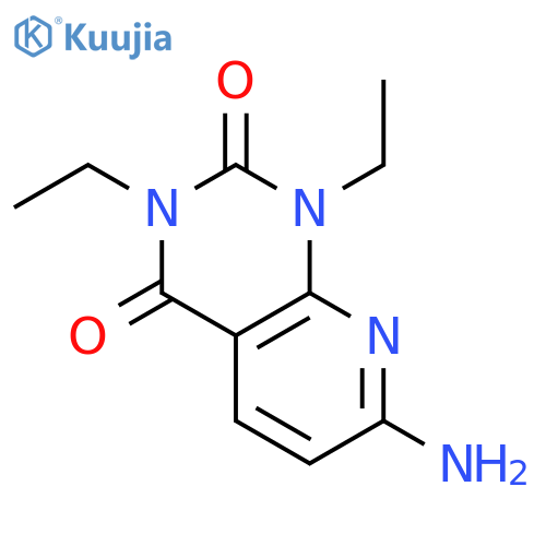 7-amino-1,3-diethylpyrido[2,3-d]pyrimidine-2,4-dione structure