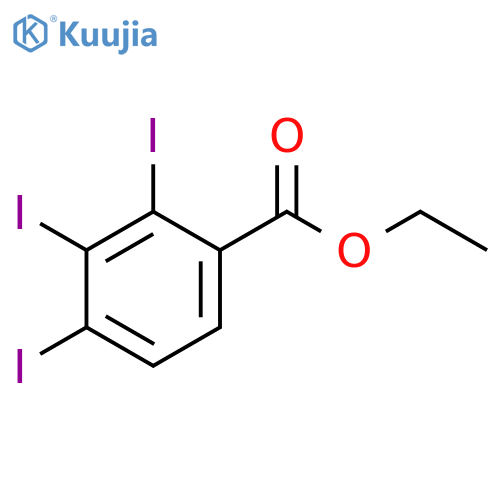 Benzoic acid, triiodo-, ethyl ester structure
