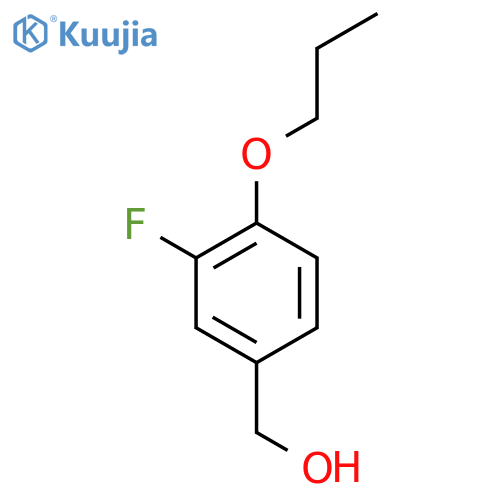 (3-Fluoro-4-propoxyphenyl)methanol structure