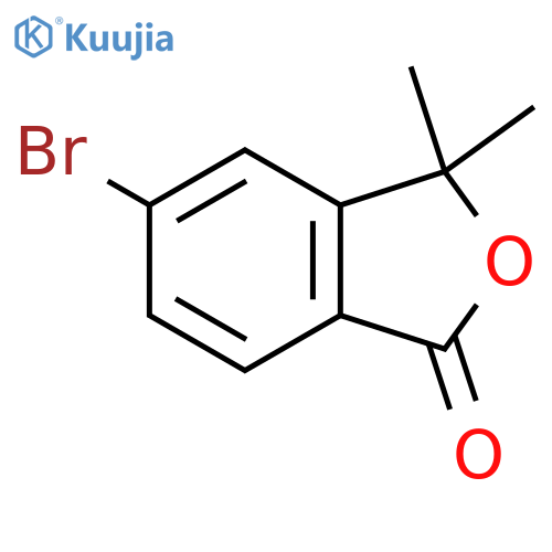 5-Bromo-3,3-dimethyl-3H-isobenzofuran-1-one structure