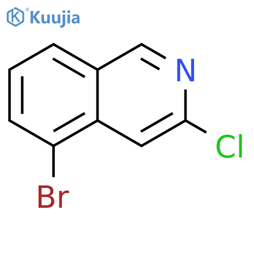5-Bromo-3-chloroisoquinoline structure