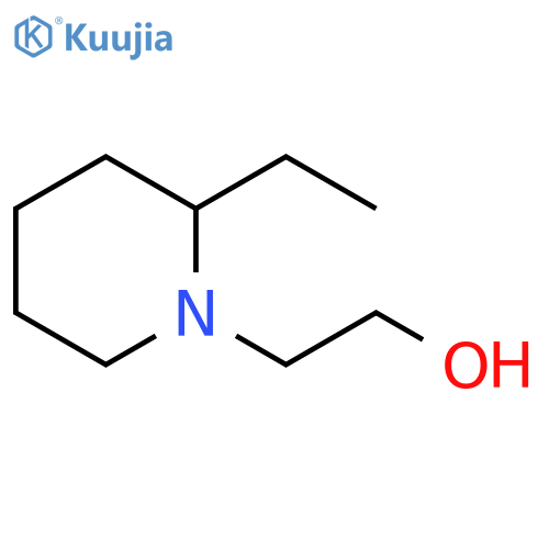 1-Piperidineethanol, 2-ethyl- structure