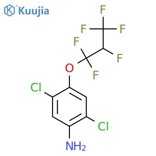 2,5-Dichloro-4-(1,1,2,3,3,3-hexafluoropropoxy)aniline structure