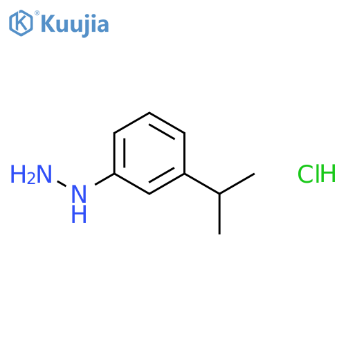 (3-Isopropyl-phenyl)-hydrazine hydrochloride structure