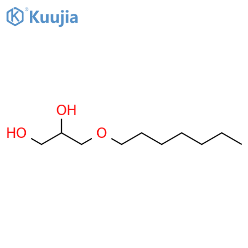 1,2-propanediol, 3-(heptyloxy)- structure