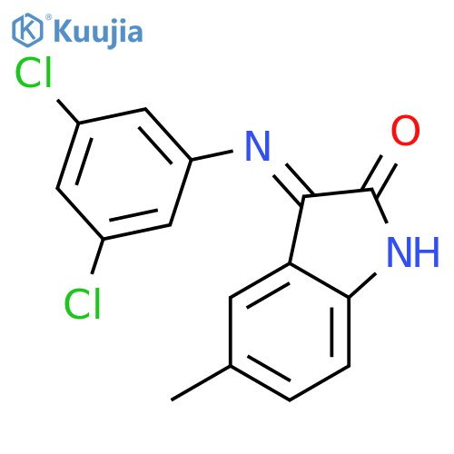 2H-Indol-2-one, 3-[(3,5-dichlorophenyl)imino]-1,3-dihydro-5-methyl- structure