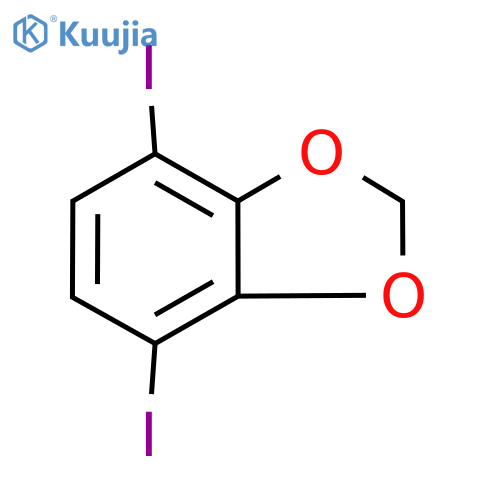 4,7-Diiodobenzo[d][1,3]dioxole structure