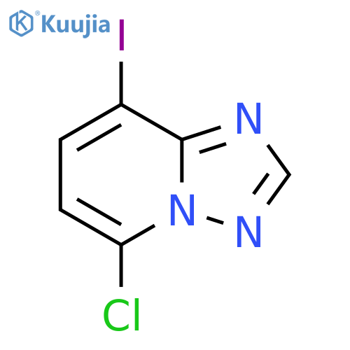 5-Chloro-8-iodo-[1,2,4]triazolo[1,5-a]pyridine structure