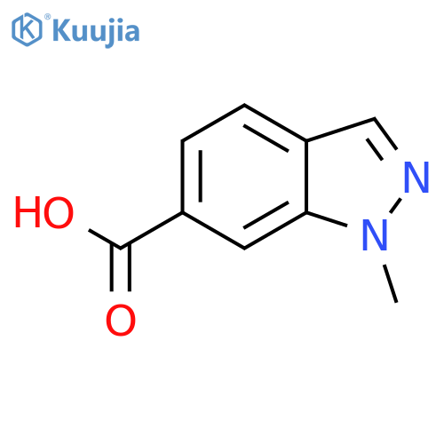 1-Methyl-1H-indazole-6-carboxylic acid structure