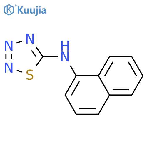 5-(1-Naphthyl-amino)-1,2,3,4-thia-triazole structure