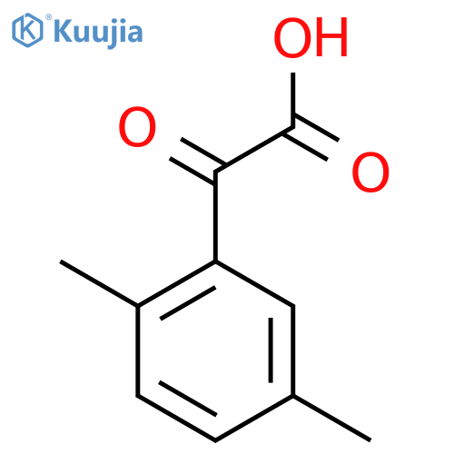 2-(2,5-dimethylphenyl)-2-oxoacetic acid structure