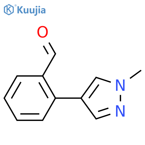 2-(1-Methyl-1h-pyrazol-4-yl)benzaldehyde structure