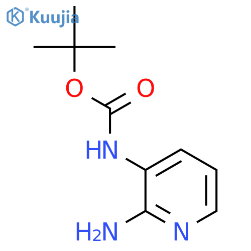 Carbamic acid,(2-amino-3-pyridinyl)-, 1,1-dimethylethyl ester (9CI) structure