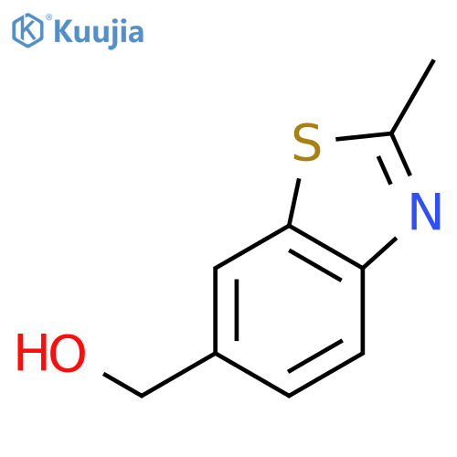 (2-Methyl-1,3-benzothiazol-6-yl)methanol structure