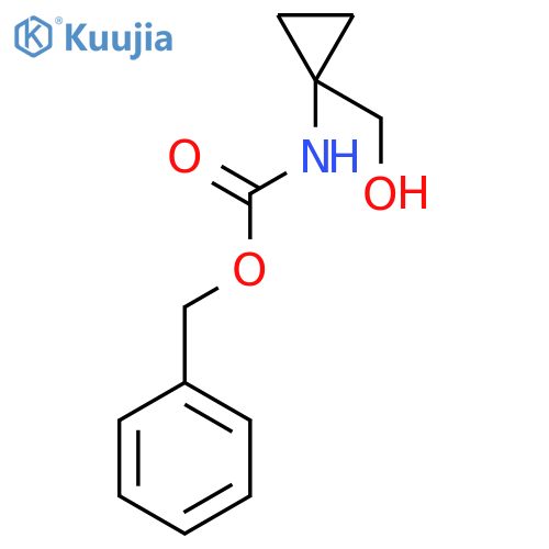 benzyl N-[1-(hydroxymethyl)cyclopropyl]carbamate structure
