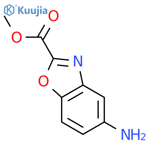 5-Amino-benzooxazole-2-carboxylic Acid Methyl Ester structure