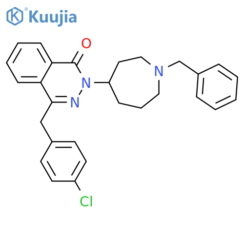 1(2H)-Phthalazinone, 4-[(4-chlorophenyl)methyl]-2-[hexahydro-1-(phenylmethyl)-1H-azepin-4-yl]- structure
