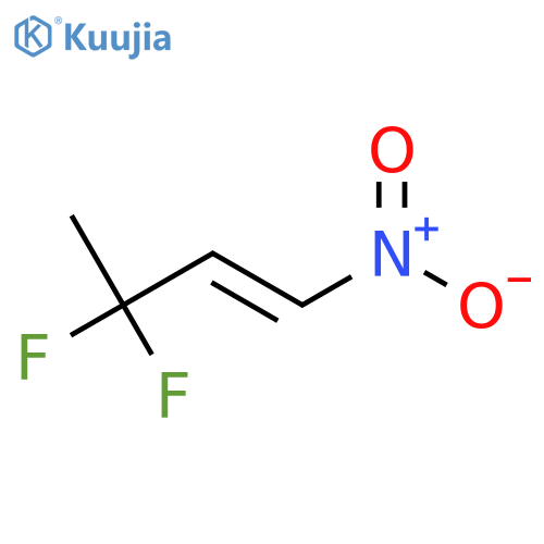 3,3-difluoro-1-nitrobut-1-ene structure