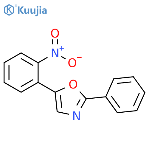 Oxazole, 5-(2-nitrophenyl)-2-phenyl- structure