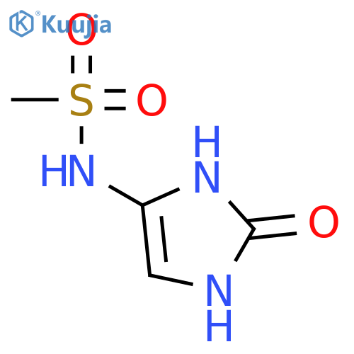 N-(2,3-dihydro-2-oxo-1H-imidazol-4-yl)-Methanesulfonamide structure