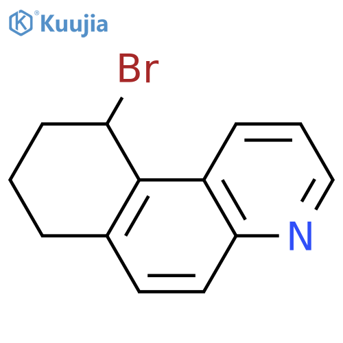 10-bromo-7,8,9,10-tetrahydrobenzo[f]quinoline structure